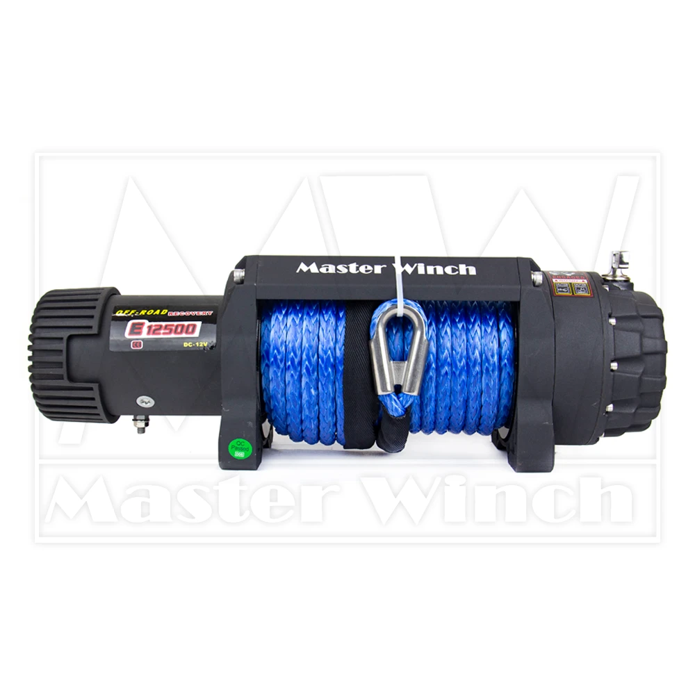 Лебедка Master Winch E12500S с синтетическим тросом, 12В