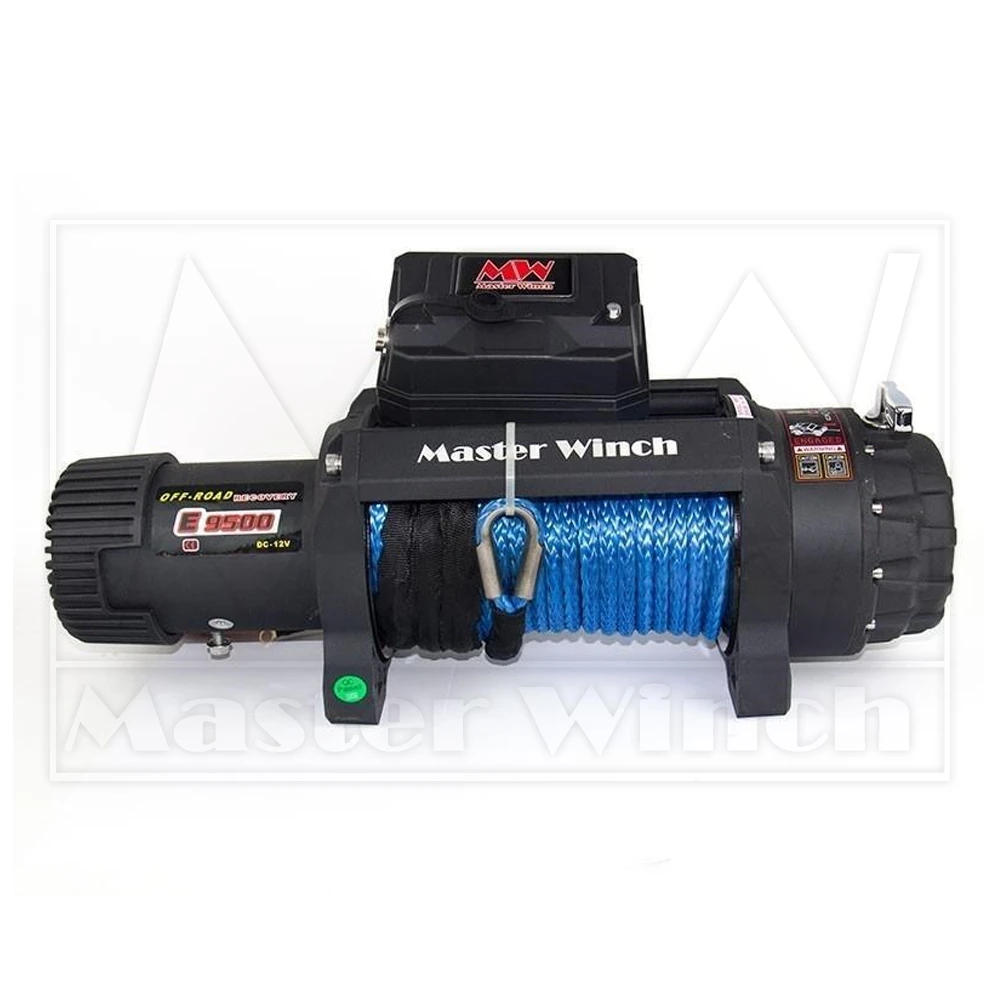 Лебедка Master Winch E9500S с синтетическим тросом, 12В