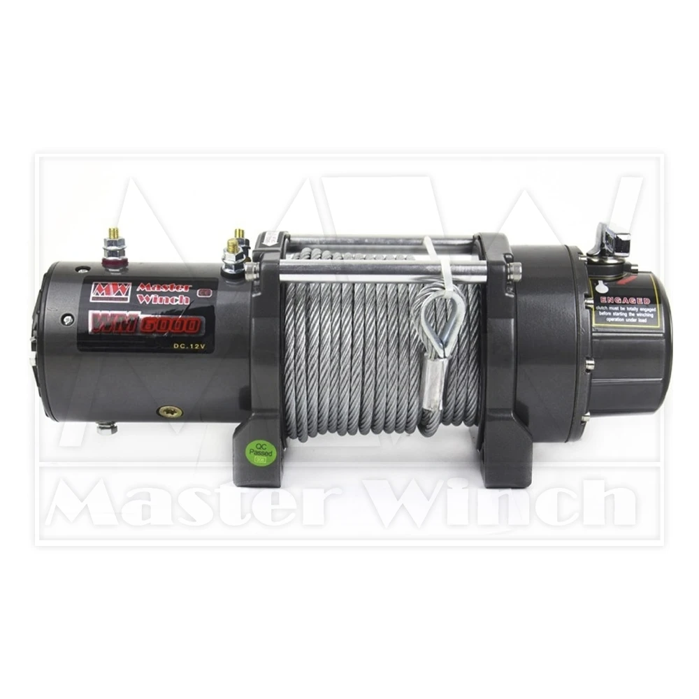 Лебедка Master Winch WS6000A со стальным тросом, 12В