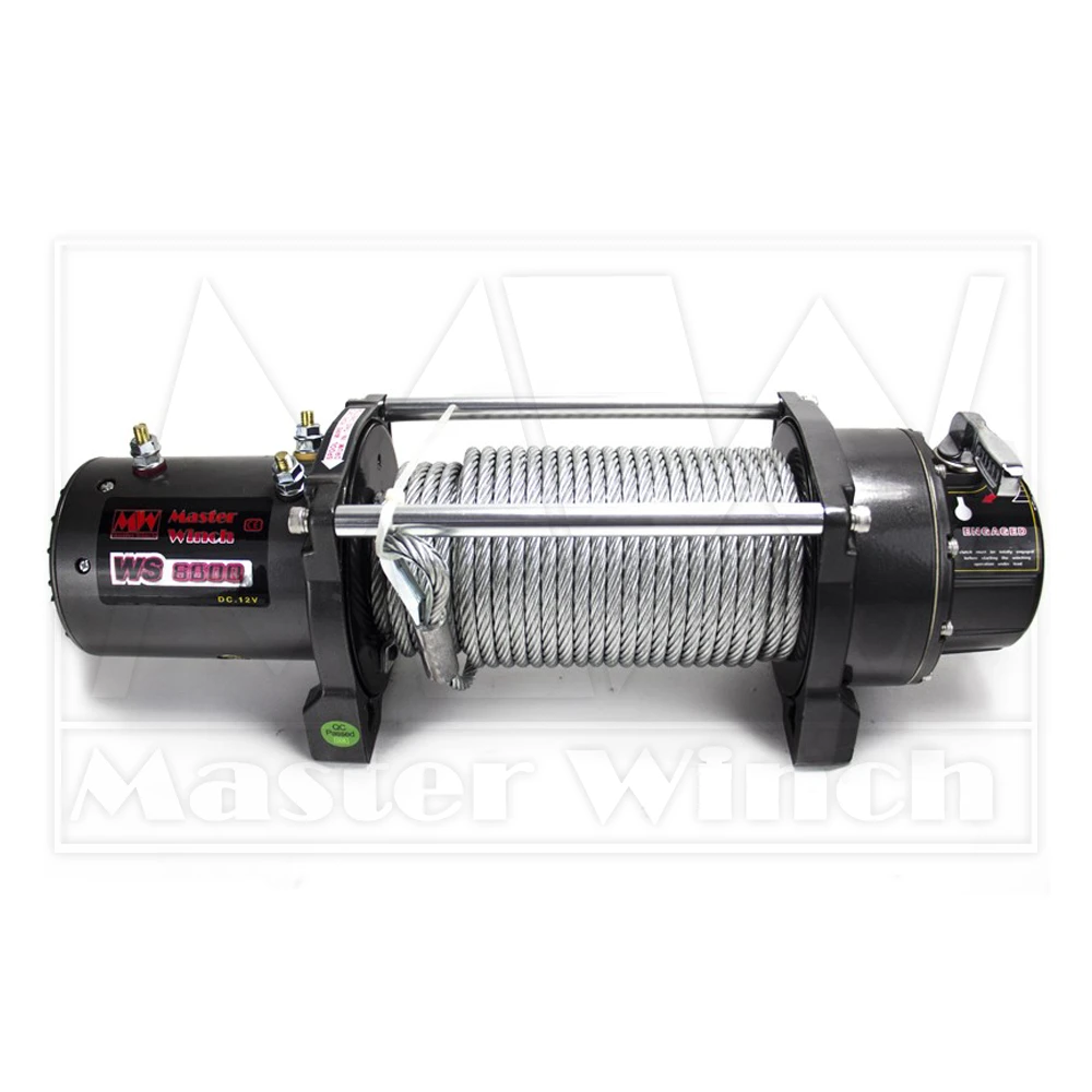 Лебедка Master Winch WS6800 со стальным тросом, 12В