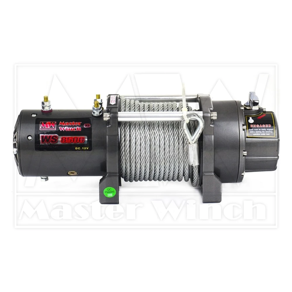 Лебедка Master Winch WS8500A со стальным тросом, 12В