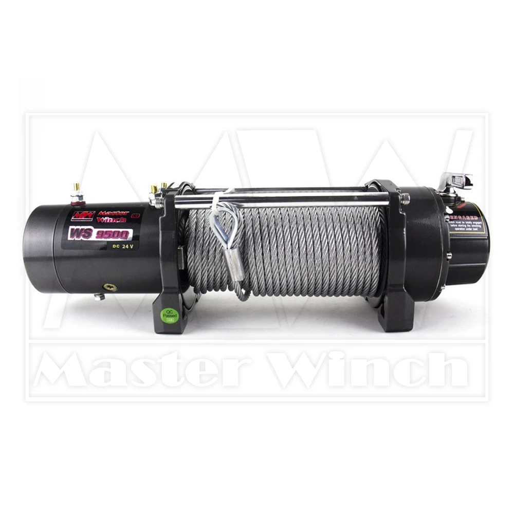 Лебедка Master Winch WS9500 со стальным тросом, 24В