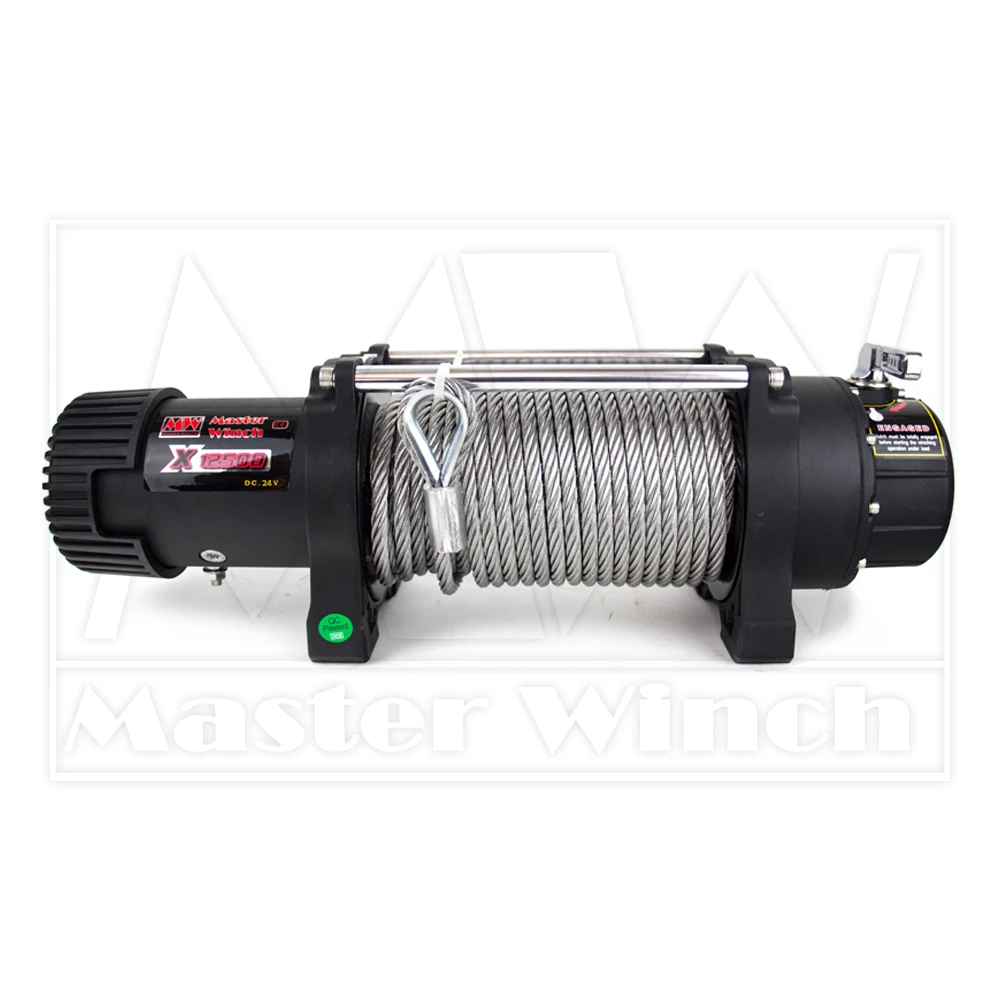 Лебедка Master Winch X12500 со стальным тросом, 24В