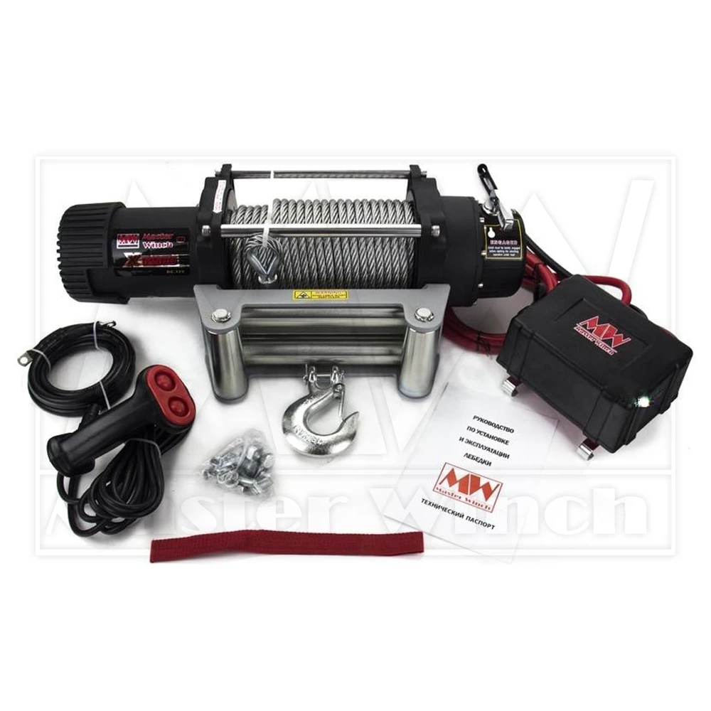 Лебедка Master Winch X12500 со стальным тросом, 24В — изображение 5