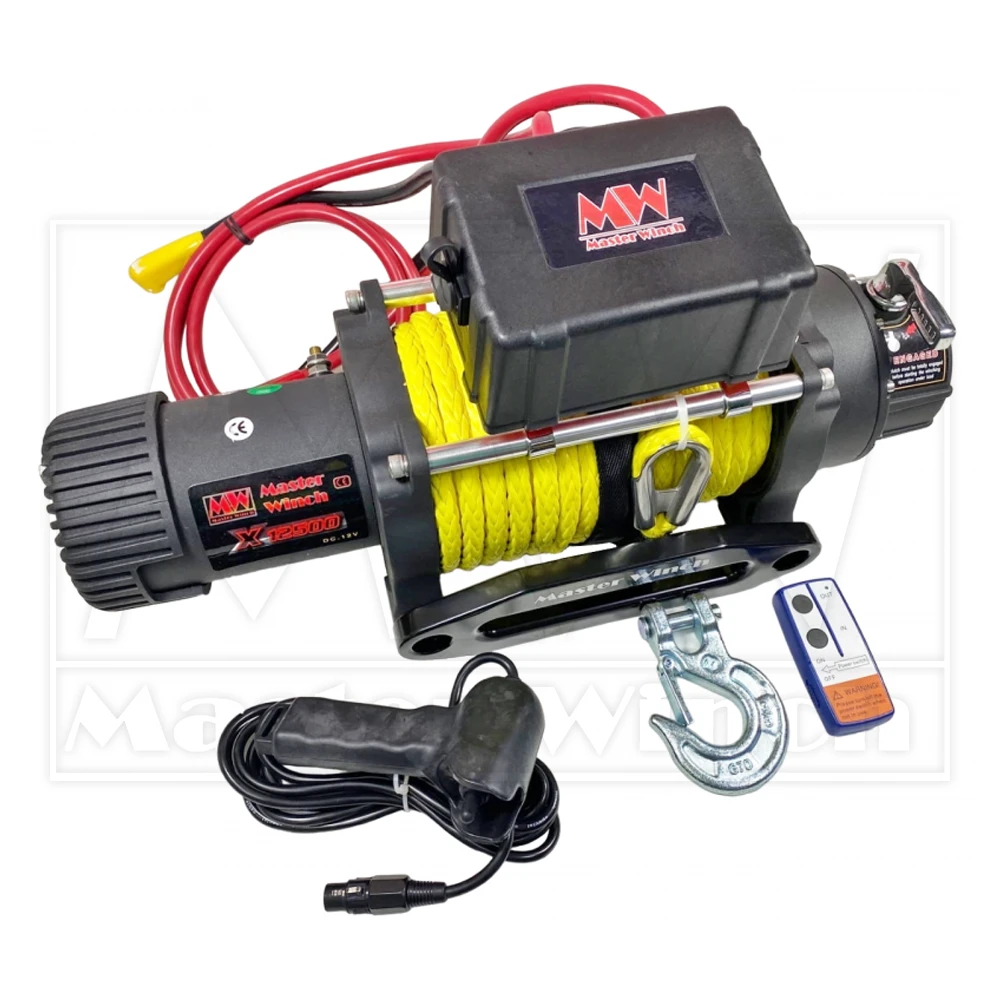 Лебедка Master Winch X12500S с синтетическим тросом, 12В — изображение 2