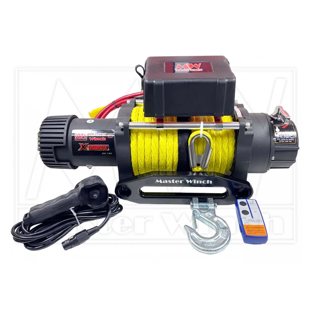 Лебедка Master Winch X12500S с синтетическим тросом, 12В — изображение 3