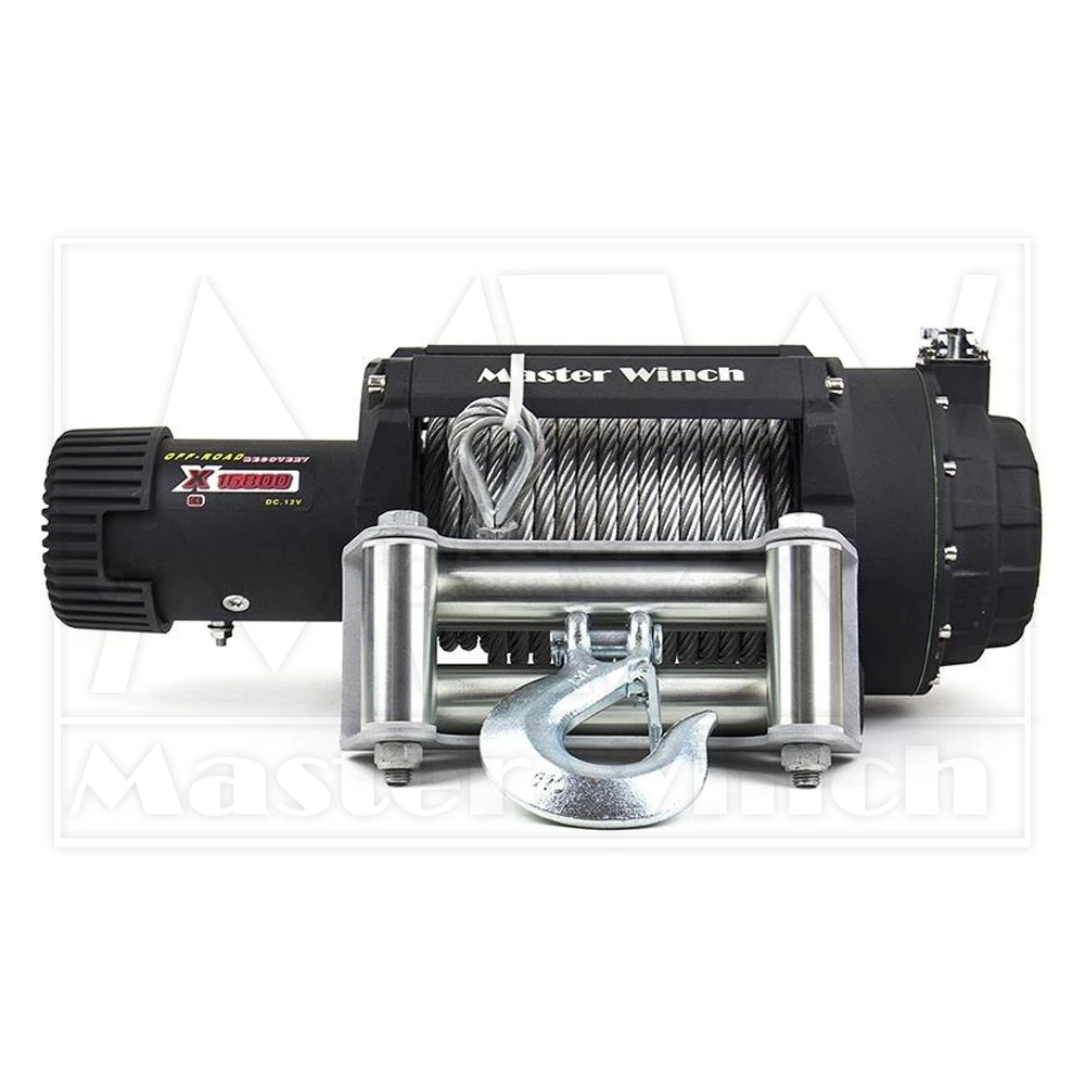 Лебедка Master Winch X16800 со стальным тросом, 12В