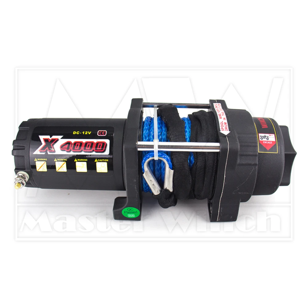 Лебедка Master Winch X4000S с синтетическим тросом, 12В