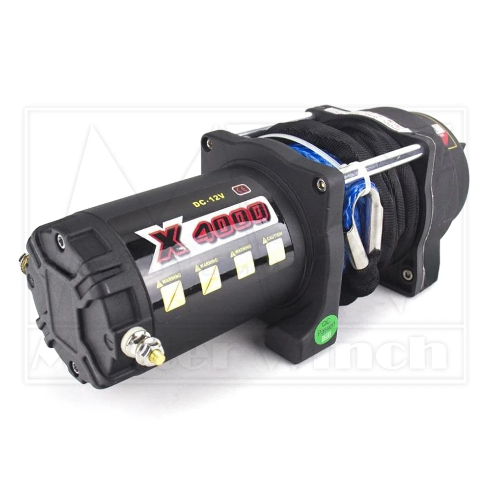 Лебедка Master Winch X4000S с синтетическим тросом, 12В — изображение 2